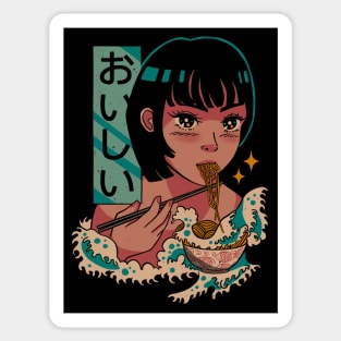 Tasty waves of ramen Sticker